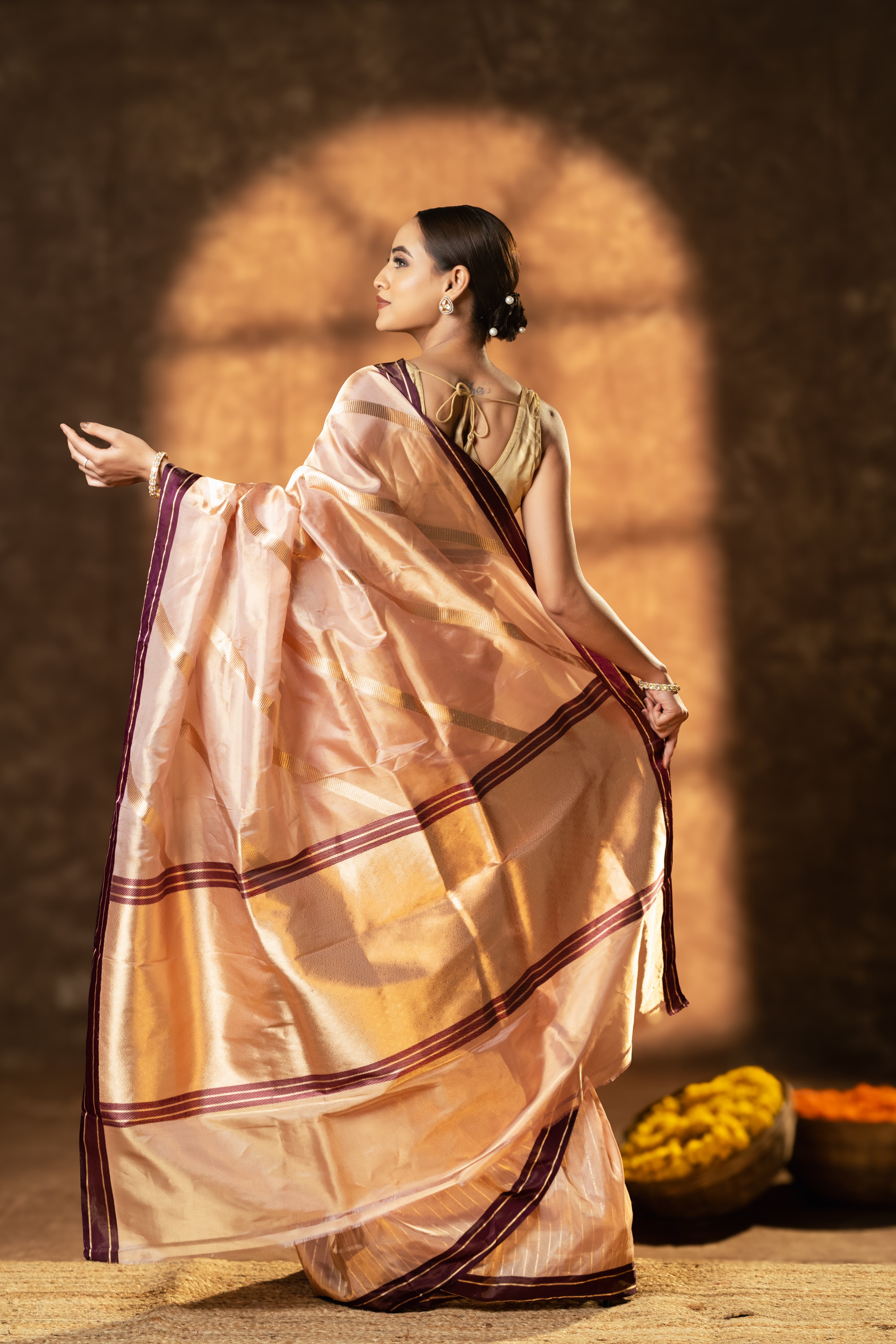 Tissue Silk Kadhuwa Saree